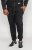 D555 Buckingham Cuffed Jogger With Side Pockets Black Tall Sizes - HERRENBEKLEIDUNG MT-6XLT - Langgrößen für Herren