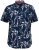 D555 FINLEY Hawaiian AO Print Shirt Navy - Herrenhemden - Herrenhemden in großen Größen
