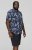D555 FINLEY Hawaiian AO Print Shirt Navy - Herrenhemden - Herrenhemden in großen Größen