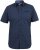 D555 BRODY S/S Micro AO Print Shirt Navy - Herrenhemden - Herrenhemden in großen Größen
