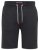 D555 STEFAN1 Elasticated Waist Loop Back Shorts Black - Jogginghosen für herren - Jogginghosen für Herren in großen Größen
