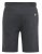 D555 STEFAN1 Elasticated Waist Loop Back Shorts Black - Jogginghosen für herren - Jogginghosen für Herren in großen Größen