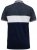 D555 EMERSON Cut And Sew Polo With Jacquard Collar Navy - Polo-shirts für herren - Polo-Shirts für Herren in großen Größen