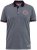 D555 KEMSTON Birds Eye Pique Polo Navy/White - Polo-shirts für herren - Polo-Shirts für Herren in großen Größen