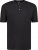 Adamo Silas Regular fit Serafino T-shirt Black - Herren-T-Shirts - Herren-T-Shirts in großen Größen