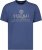 Adamo Sandro Regular fit Slub effect T-shirt Indigo Blue - Herren-T-Shirts - Herren-T-Shirts in großen Größen