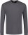 Adamo Floyd Comfort fit Long sleeve T-shirt Charcoal - Herren-T-Shirts - Herren-T-Shirts in großen Größen