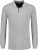 Adamo Peter Comfort fit Long sleeve Polo Grey - Polo-shirts für herren - Polo-Shirts für Herren in großen Größen