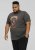 D555 DALLAS Official Gas Monkey Printed Crew Neck T-Shirt Khaki - Herren-T-Shirts - Herren-T-Shirts in großen Größen
