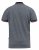 D555 BAYTON 2 Fine Stripe Jersey Polo Grey - Polo-shirts für herren - Polo-Shirts für Herren in großen Größen