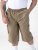 D555 Mason Cargo Shorts Sand - Herrenshorts - Herrenshorts in großen Größen