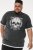 D555 DARREN Skull Printed T-Shirt With Double Layer On Hem & Cuff Black Reno - Herren-T-Shirts - Herren-T-Shirts in großen Größen