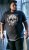 D555 DARREN Skull Printed T-Shirt With Double Layer On Hem & Cuff Black Reno - Herren-T-Shirts - Herren-T-Shirts in großen Größen