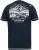 D555 GRAHAM YOSEMITE Chest And Back Printed Crew Neck T-Shirt Navy - Herren-T-Shirts - Herren-T-Shirts in großen Größen