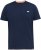 D555 SANDFORD Double Layer On Neck Ribs And Hem Waffle Textured T-Shirt Navy - Herren-T-Shirts - Herren-T-Shirts in großen Größen