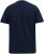 D555 SANDFORD Double Layer On Neck Ribs And Hem Waffle Textured T-Shirt Navy - Herren-T-Shirts - Herren-T-Shirts in großen Größen