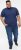 D555 ORSTON Reno Fabric Crew Neck T-Shirt With Chest Embroidery Blue Reno - Herren-T-Shirts - Herren-T-Shirts in großen Größen