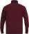 D555 HIRALDO Quarter Neck Pique Fleece Sweatshirt With Chest Embroidery Red - Herren-sweater und -hoodies - Herren-Sweater und -Hoodies in großen Größen