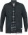 D555 ABERDARE Knitted Zip Through Sweater With Bonded Check Lining Charcoal Marl - Herren-sweater und -hoodies - Herren-Sweater und -Hoodies in großen Größen