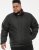 D555 Rudy Showerproof Fleece Lined Jacket With Packaway Hood - Black - Herren jacken - Herren Jacken in großen Größen
