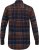 D555 SHERLOCK Check Overshirt With Two Patch Pockets & Button Down Collar Navy - Herrenhemden - Herrenhemden in großen Größen