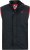 D555 FELIPE Zip Through Padded Gilet With Contrast Colour Lining And Rubber Badge Black - Herren jacken - Herren Jacken in großen Größen