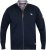 D555 NASHUA Zip Through Sweatshirt In Fleece Navy - Herren-sweater und -hoodies - Herren-Sweater und -Hoodies in großen Größen