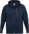 D555 GABRIEL Couture Zip Through Hoody With Reversible Zips Navy - Herren-sweater und -hoodies - Herren-Sweater und -Hoodies in großen Größen