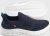 D555 Blyth 2 Kingsize Hands Free Shoes With Knitted Top Navy - Herrenschuhe 40-52 - 