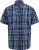 D555 Walsall Button Down Collar Short Sleeve Shirt Navy Shirt - Herrenhemden - Herrenhemden in großen Größen