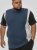 D555 Neath Cut And Sew Crew Neck T-Shirt Denim - Herren-T-Shirts - Herren-T-Shirts in großen Größen