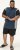 D555 Neath Cut And Sew Crew Neck T-Shirt Denim - Herren-T-Shirts - Herren-T-Shirts in großen Größen