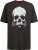 D555 Hucknall Skull Monochrome Printed Crew Neck T-shirt Washed Black - Herren-T-Shirts - Herren-T-Shirts in großen Größen