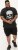 D555 Hucknall Skull Monochrome Printed Crew Neck T-shirt Washed Black - Herren-T-Shirts - Herren-T-Shirts in großen Größen