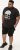 D555 Hucknall Skull Monochrome Printed Crew Neck T-shirt Washed Black - Herren-T-Shirts - Herren-T-Shirts in großen Größen