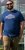 D555 Cheltenham Record With Reflection Printed T-shirt French Navy - Herren-T-Shirts - Herren-T-Shirts in großen Größen