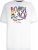 D555 SYDNEY Multi Coloured Bondi Beach Printed T-Shirt White - Herren-T-Shirts - Herren-T-Shirts in großen Größen