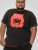 D555 Uxbridge Official AC/DC Band Printed Crew Neck T-Shirt Washed Black TALL SIZES - HERRENBEKLEIDUNG MT-6XLT - Langgrößen für Herren