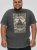 D555 HANLEY Official Pink Floyd Crew Neck T-Shirt Dark Grey - Herren-T-Shirts - Herren-T-Shirts in großen Größen