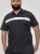 D555 Hinckley Stretch Polo With Contrast Tipping Collar Navy - Polo-shirts für herren - Polo-Shirts für Herren in großen Größen
