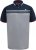 D555 Tipton Stripe Jacquard Short Sleeve Polo Navy - Polo-shirts für herren - Polo-Shirts für Herren in großen Größen