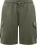 D555 Wigan 1 Elasticated Waist Fleece Cargo Shorts Khaki - Jogginghosen für herren - Jogginghosen für Herren in großen Größen
