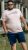 D555 Bournemouth Shoal Of Fish Printed Crew Neck T-Shirt Pink - Herren-T-Shirts - Herren-T-Shirts in großen Größen