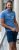 D555 Cardiff Surfer And Waves Printed Crew Neck T-shirt Denim Marl - Herren-T-Shirts - Herren-T-Shirts in großen Größen