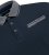 D555 Ilkeston Jacquard Collar & Cuff Short Sleeve Pique Polo Navy - Polo-shirts für herren - Polo-Shirts für Herren in großen Größen