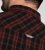 D555 Horsham Long Sleeve Shirt with Chest Pocket Burgundy/Black Check - Herrenhemden - Herrenhemden in großen Größen