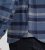 D555 Shrewsbury Long Sleeve with Chest Pocket Blue/Navy Check TALL SIZES - HERRENBEKLEIDUNG MT-6XLT - Langgrößen für Herren