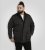 D555 Harborough Quilted Jacket with Corduroy Collar Black - Herren jacken - Herren Jacken in großen Größen