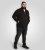 D555 Russel Fleece Sweatshirt with Chest Embroidery Black - Herren-sweater und -hoodies - Herren-Sweater und -Hoodies in großen Größen
