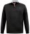 D555 Russel Fleece Sweatshirt with Chest Embroidery Black - Herren-sweater und -hoodies - Herren-Sweater und -Hoodies in großen Größen